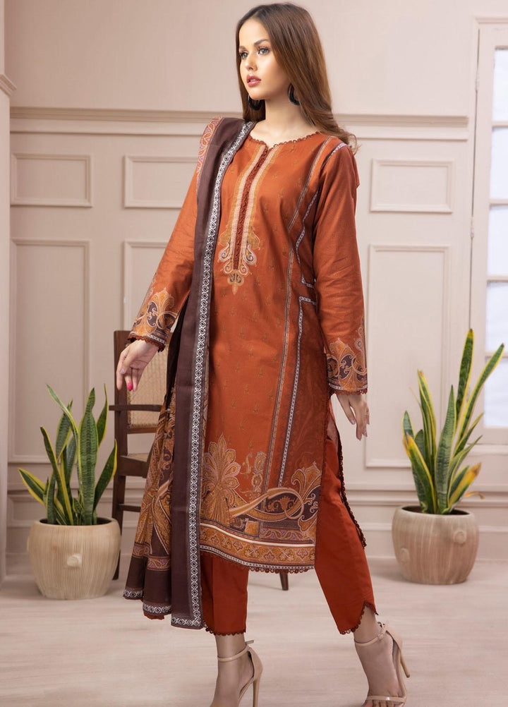 Salina By Regalia Textiles Printed Cotton Suits Unstitched 3 Piece RGT23SMS D-08 - Mid Summer Collection