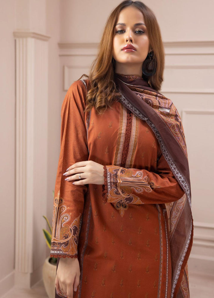 Salina By Regalia Textiles Printed Cotton Suits Unstitched 3 Piece RGT23SMS D-08 - Mid Summer Collection