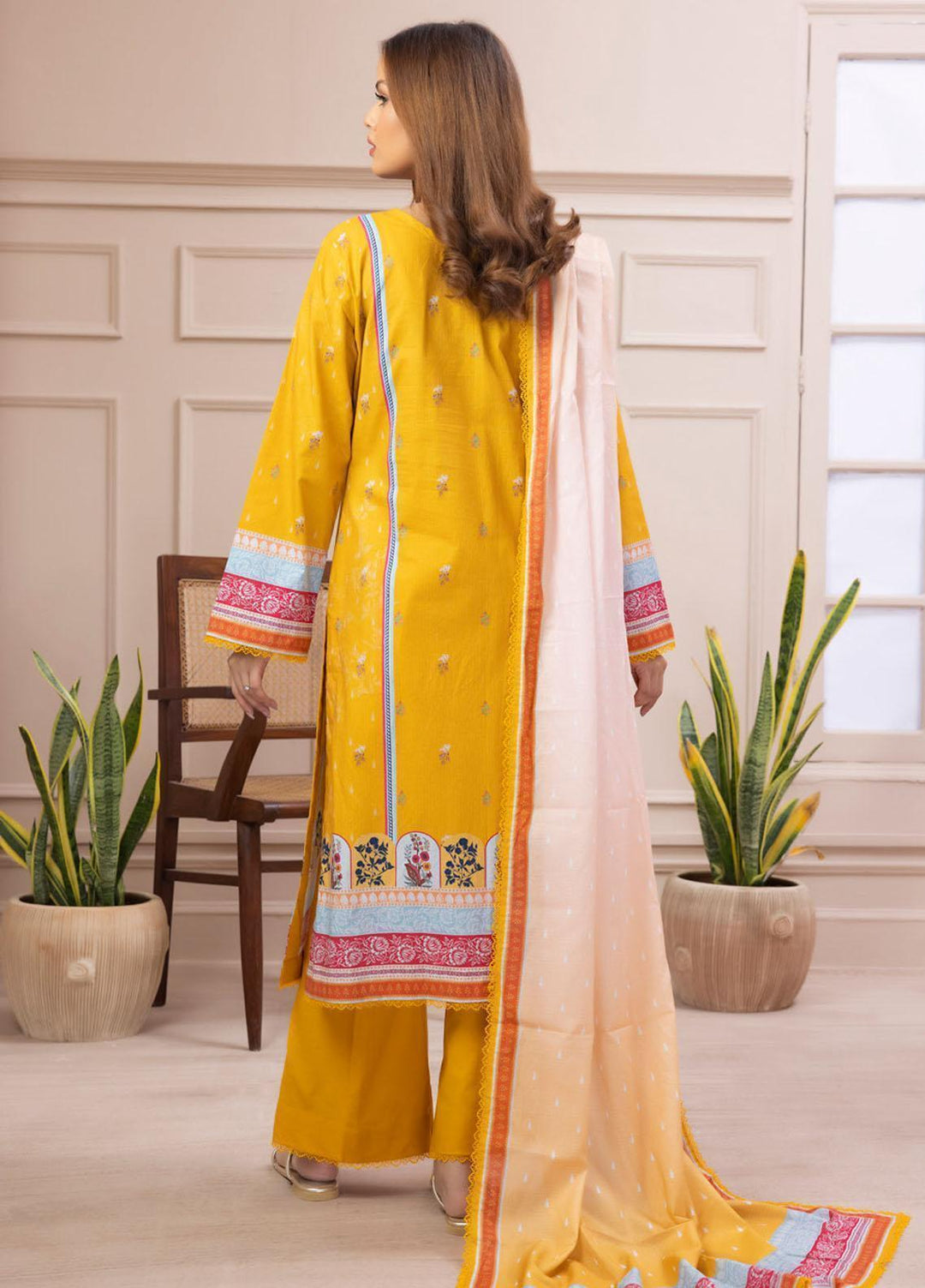Salina By Regalia Textiles Printed Cotton Suits Unstitched 3 Piece RGT23SMS D-09 - Mid Summer Collection