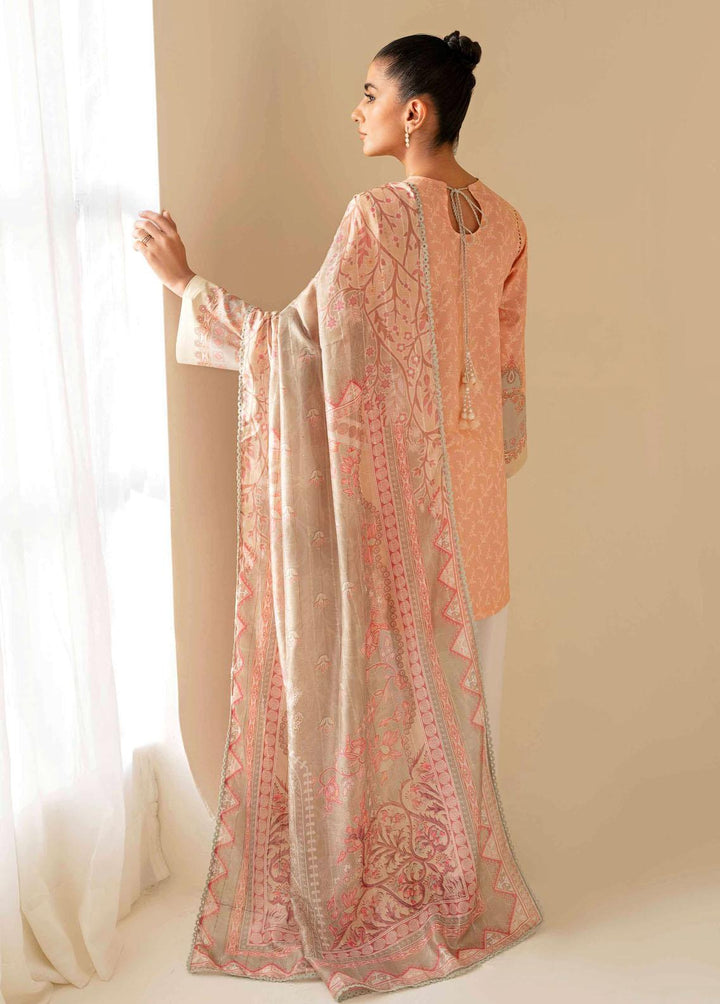 Daffodils By Seran Embroidered Lawn Suits Unstitched 2 Piece SRN23D 02 Aster - Summer Collection