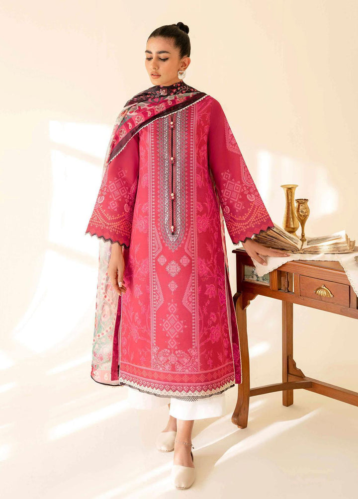 Daffodils By Seran Embroidered Lawn Suits Unstitched 2 Piece SRN23D 06 Sasha - Summer Collection