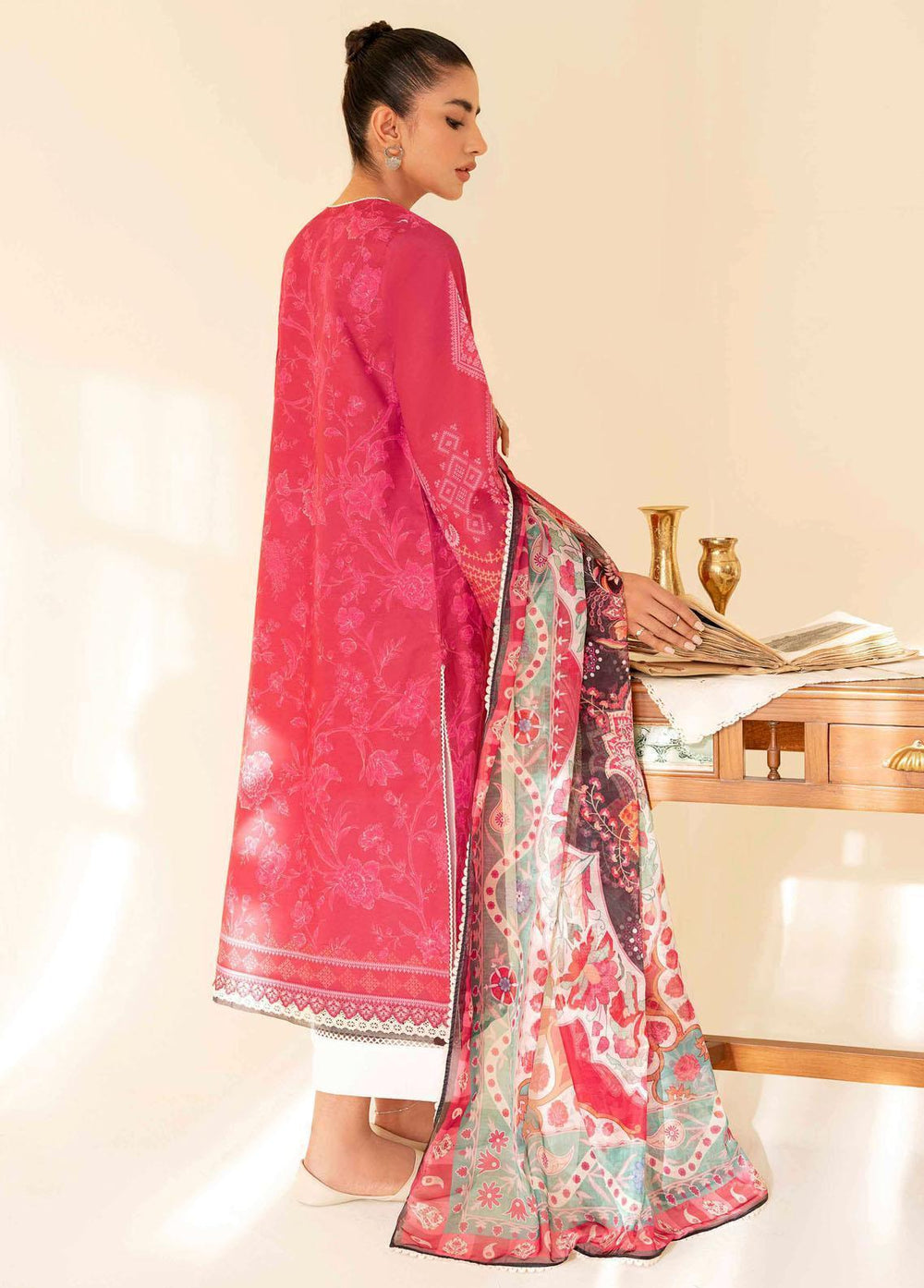 Daffodils By Seran Embroidered Lawn Suits Unstitched 2 Piece SRN23D 06 Sasha - Summer Collection