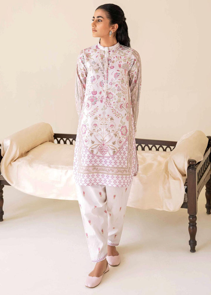 Daffodils By Seran Embroidered Lawn Suits Unstitched 2 Piece SRN23D 09 Peony - Summer Collection