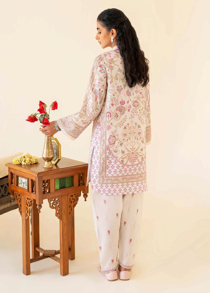 Daffodils By Seran Embroidered Lawn Suits Unstitched 2 Piece SRN23D 09 Peony - Summer Collection