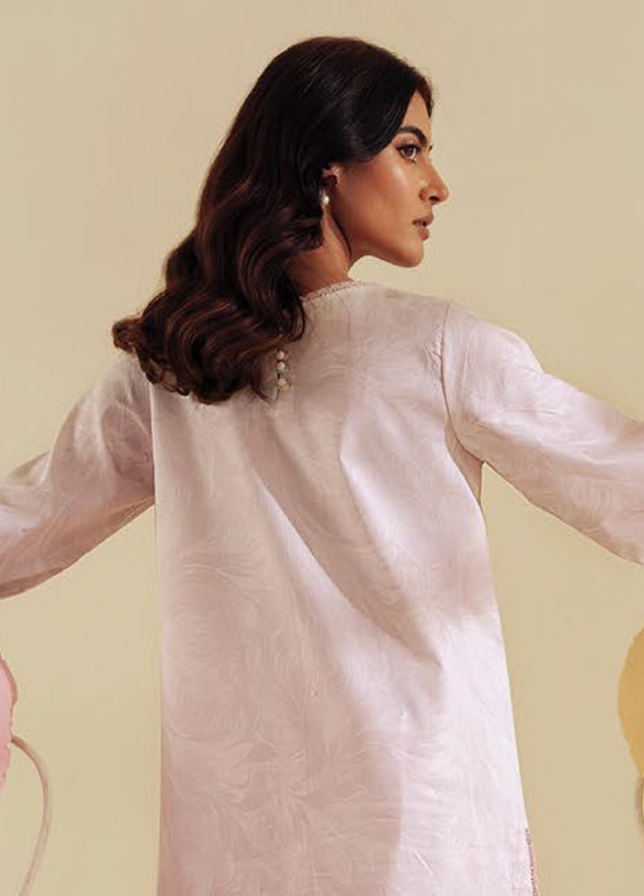 Daffodils by Seran Embroidered Lawn Suits Unstitched 2 Piece SN25DL D-10 Carla - Summer Collection