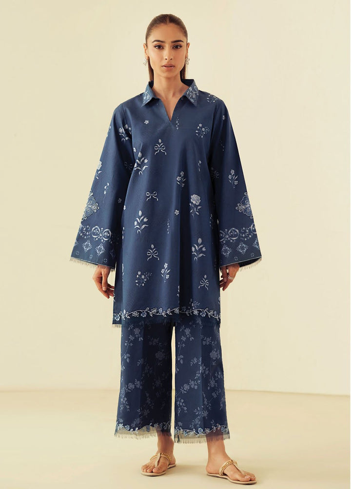 Daffodils by Seran Embroidered Lawn Suits Unstitched 2 Piece SN25DL D-11 Lexie - Summer Collection