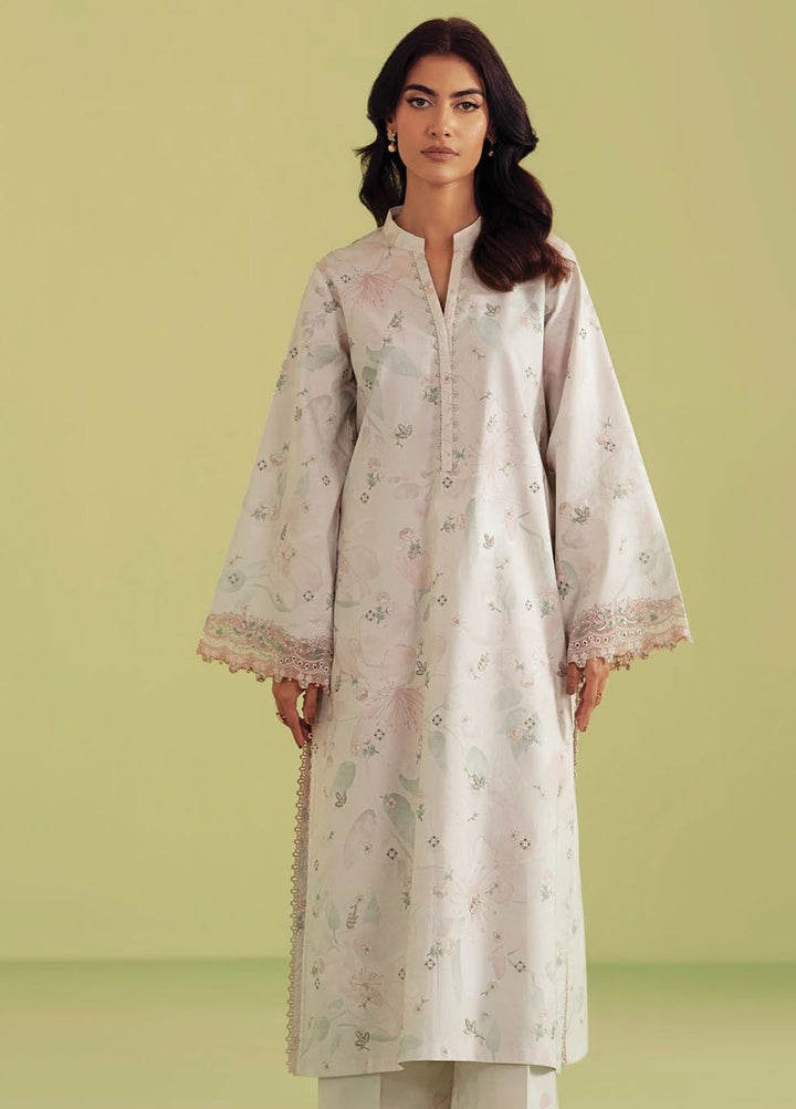 Daffodils by Seran Embroidered Lawn Suits Unstitched 2 Piece SN25DL D-12 Wylie - Summer Collection