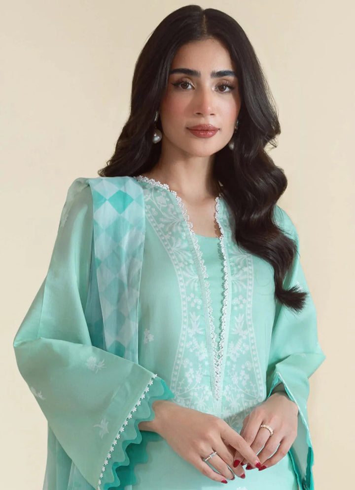 Daffodils by Seran Printed Lawn Suit Unstitched 2 Piece SRN24D D-01 Beverly - Summer Collection