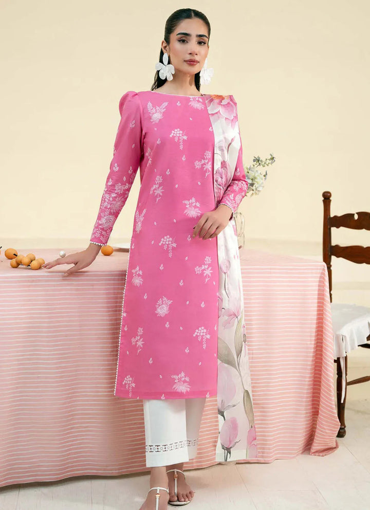 Daffodils by Seran Printed Lawn Suit Unstitched 2 Piece SRN24D D-04 Julien - Summer Collection