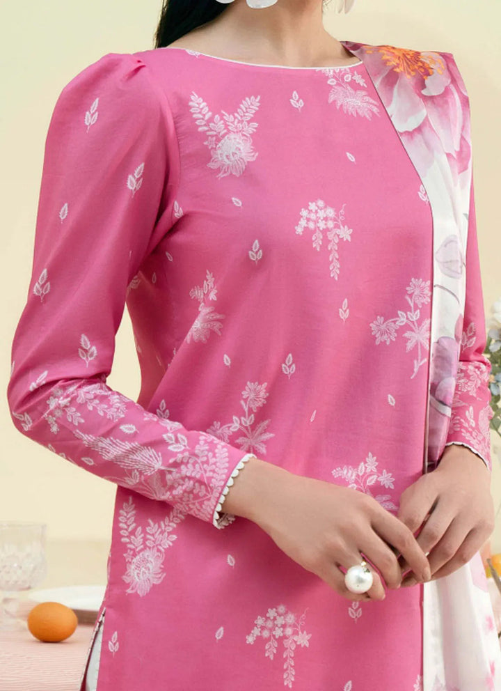 Daffodils by Seran Printed Lawn Suit Unstitched 2 Piece SRN24D D-04 Julien - Summer Collection