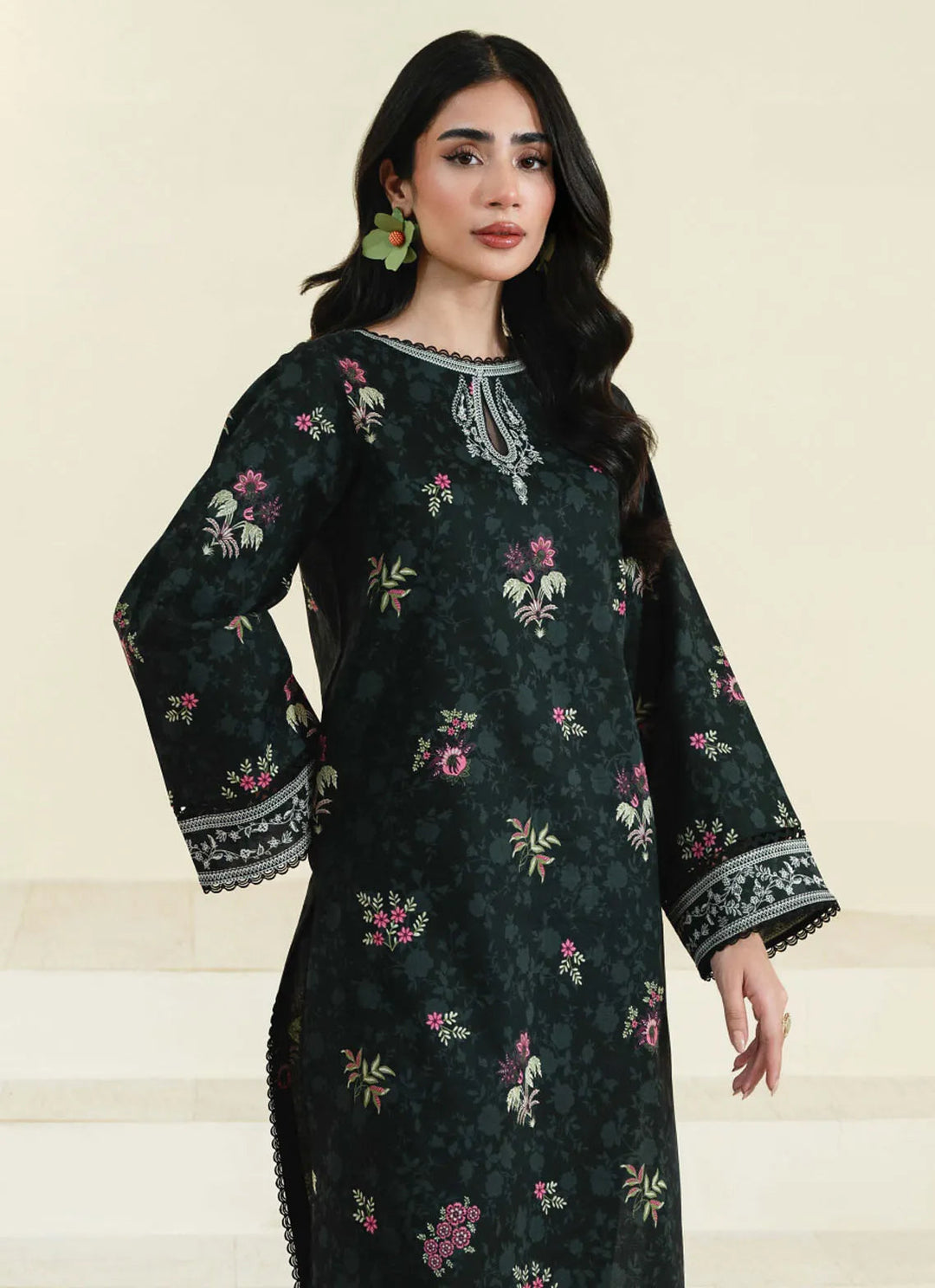 Daffodils by Seran Printed Lawn Suit Unstitched 2 Piece SRN24D D-06 Cassian - Summer Collection