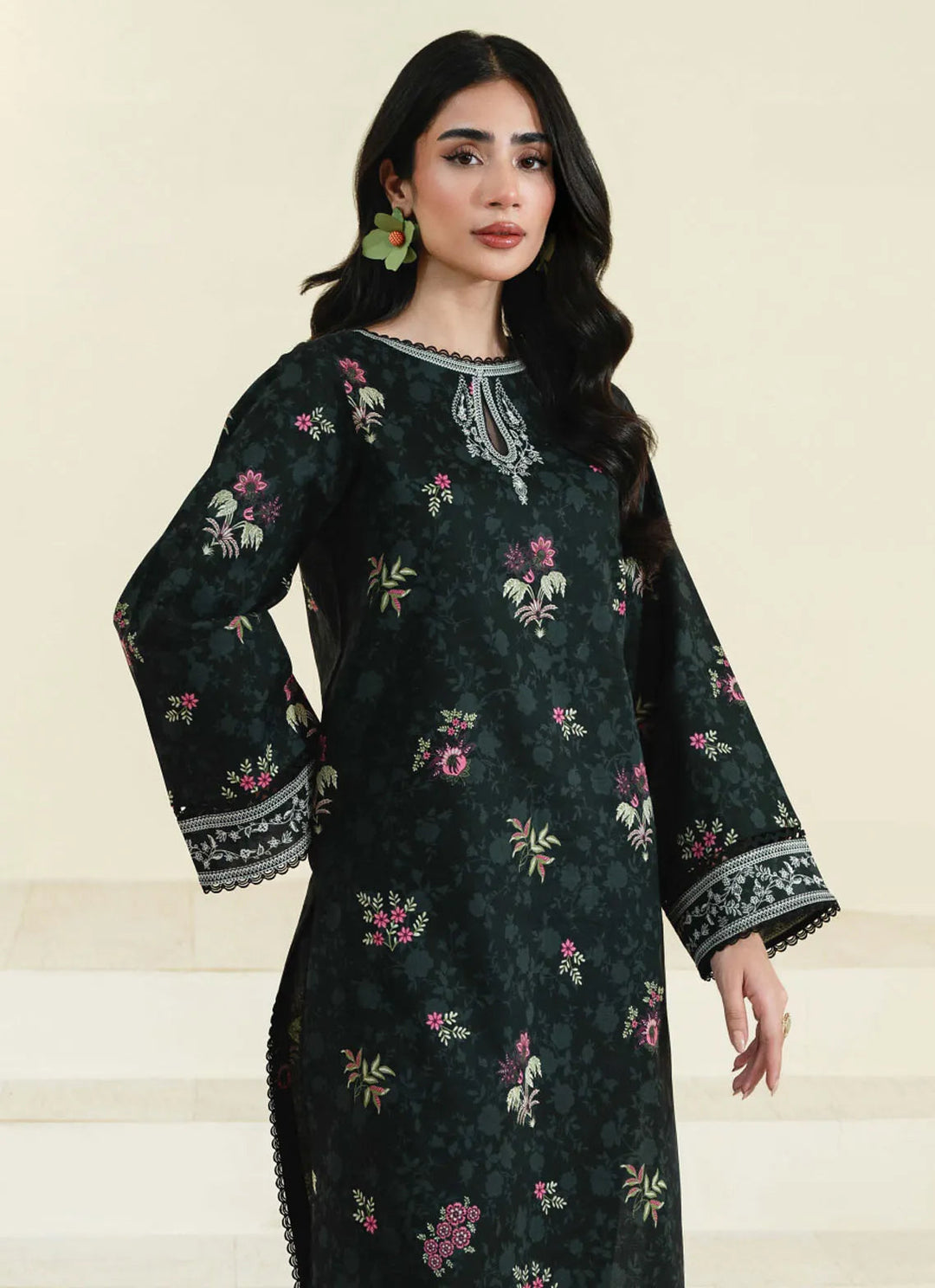 Daffodils by Seran Printed Lawn Suit Unstitched 2 Piece SRN24D D-06 Cassian - Summer Collection