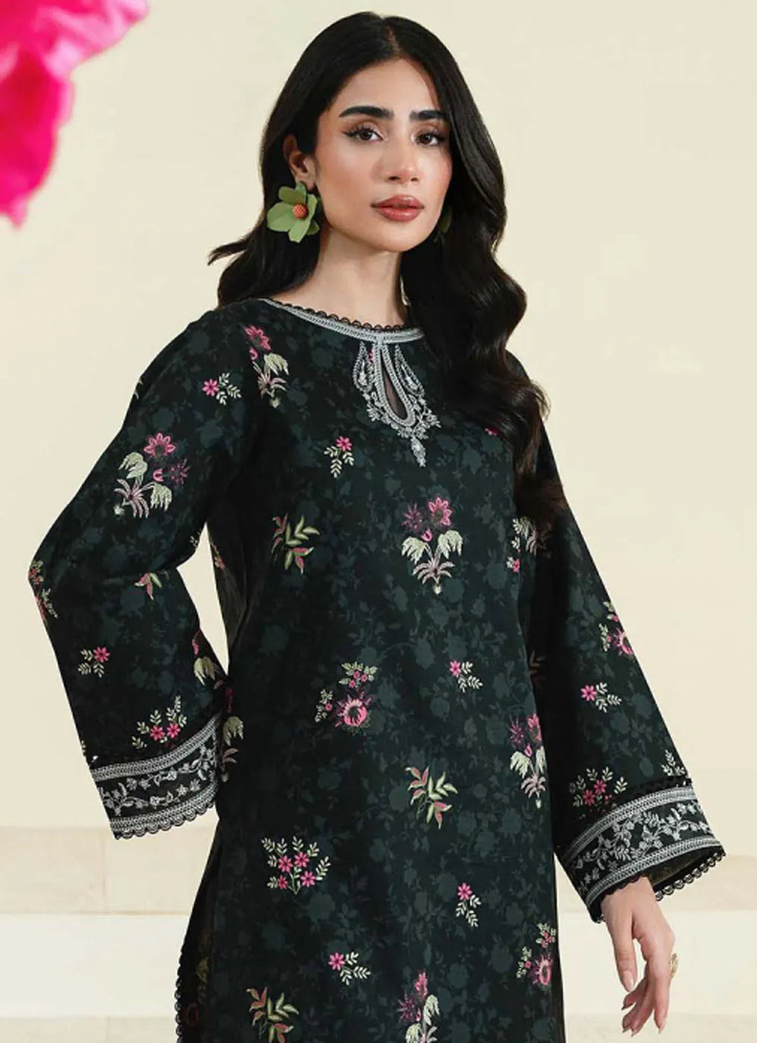 Daffodils by Seran Printed Lawn Suit Unstitched 2 Piece SRN24D D-06 Cassian - Summer Collection