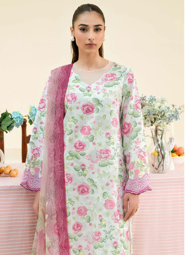 Daffodils by Seran Printed Lawn Suit Unstitched 2 Piece SRN24D D-08 Freya - Summer Collection