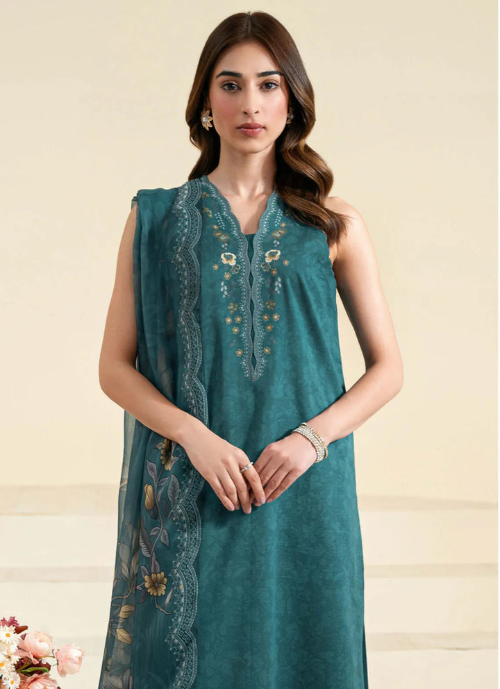 Daffodils by Seran Printed Lawn Suit Unstitched 2 Piece SRN24D D-09 Jules - Summer Collection