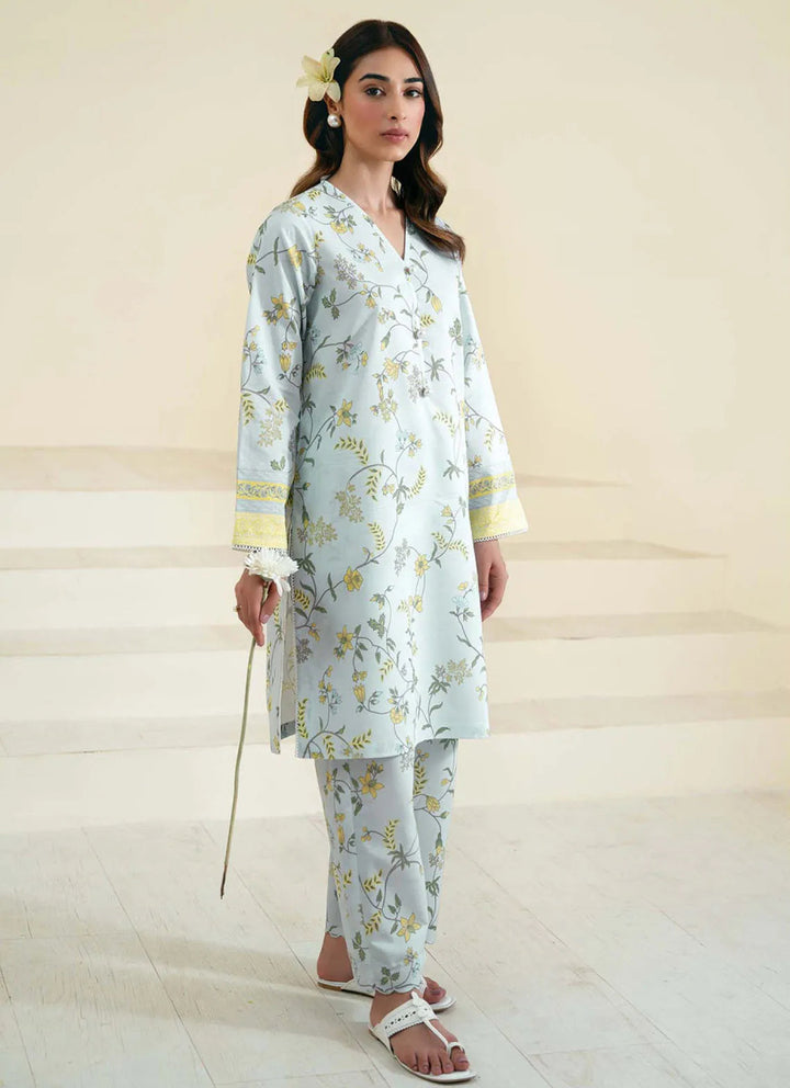 Daffodils by Seran Printed Lawn Suit Unstitched 2 Piece SRN24D D-10 Cleo - Summer Collection