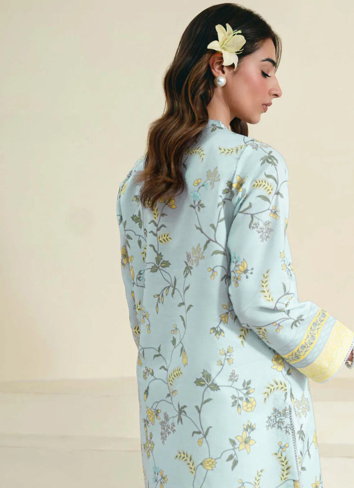 Daffodils by Seran Printed Lawn Suit Unstitched 2 Piece SRN24D D-10 Cleo - Summer Collection