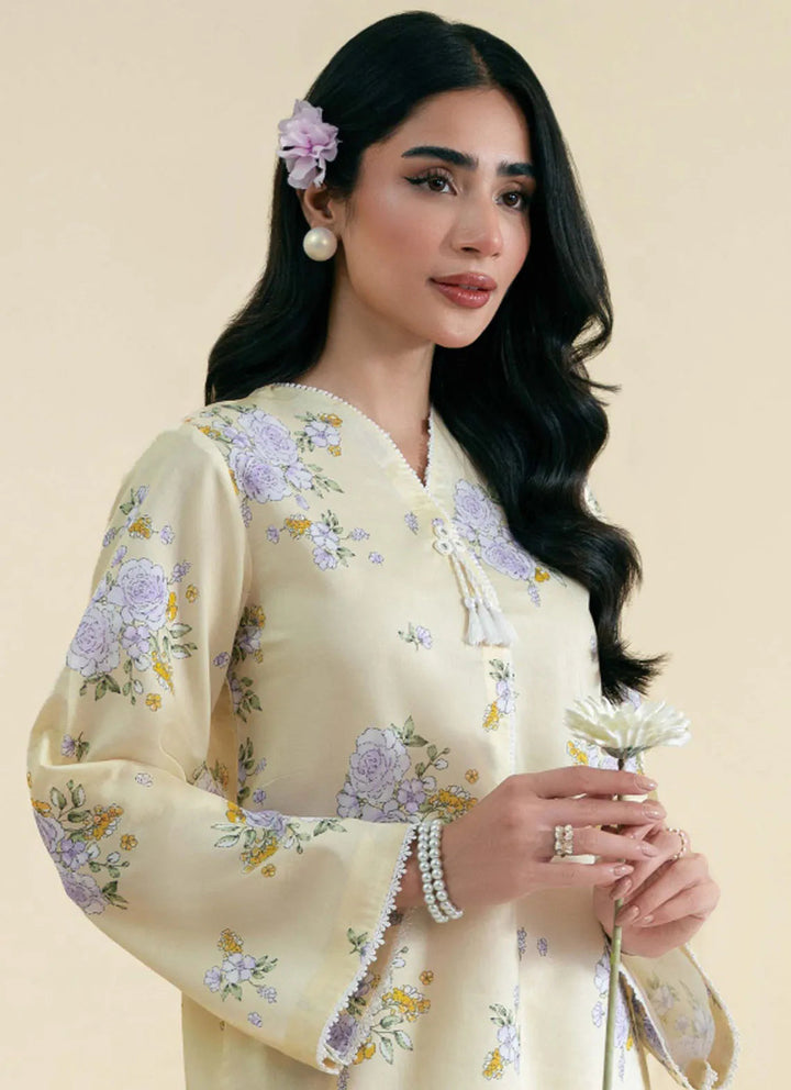 Daffodils by Seran Printed Lawn Suit Unstitched 2 Piece SRN24D D-12 Albie - Summer Collection