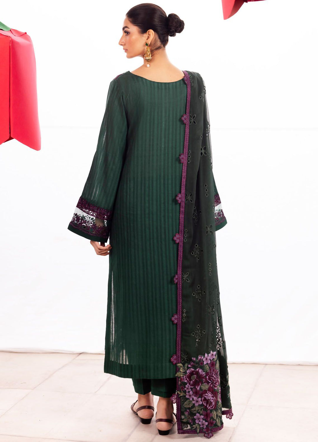 Dahlia by Iznik Embroidered Lawn Suits Unstitched 3 Piece IZ24D DL-02 Whimsy - Summer Collection