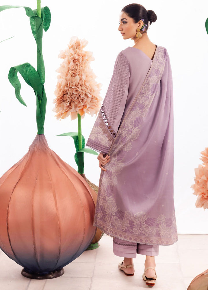 Dahlia by Iznik Embroidered Lawn Suits Unstitched 3 Piece IZ24D DL-04 Serene - Summer Collection