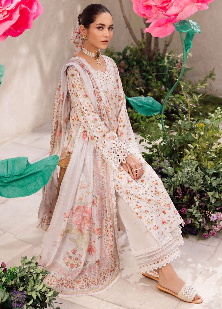 Dahlia by Iznik Embroidered Lawn Suits Unstitched 3 Piece IZ24D DL-05 Splendour - Summer Collection