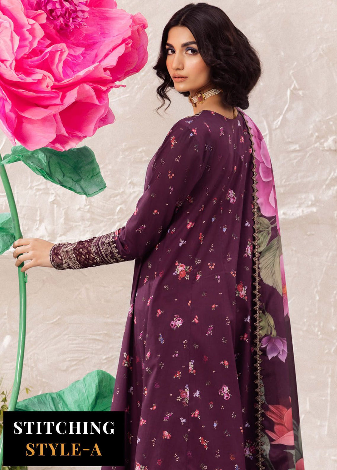 Dahlia by Iznik Embroidered Lawn Suits Unstitched 3 Piece IZ24D DL-06 Tranquil - Summer Collection