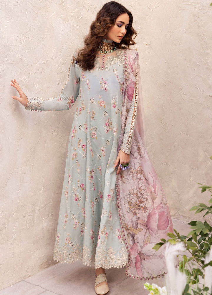 Dahlia by Iznik Embroidered Lawn Suits Unstitched 3 Piece IZ24D DL-10 Mirage - Summer Collection