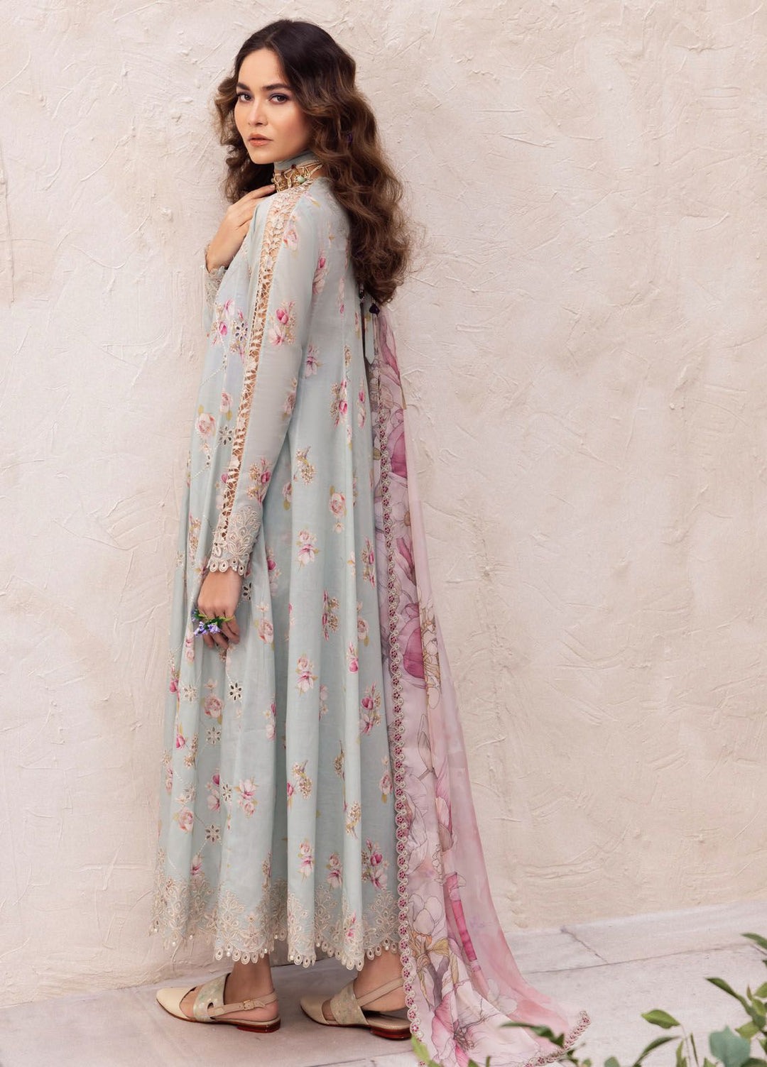 Dahlia by Iznik Embroidered Lawn Suits Unstitched 3 Piece IZ24D DL-10 Mirage - Summer Collection