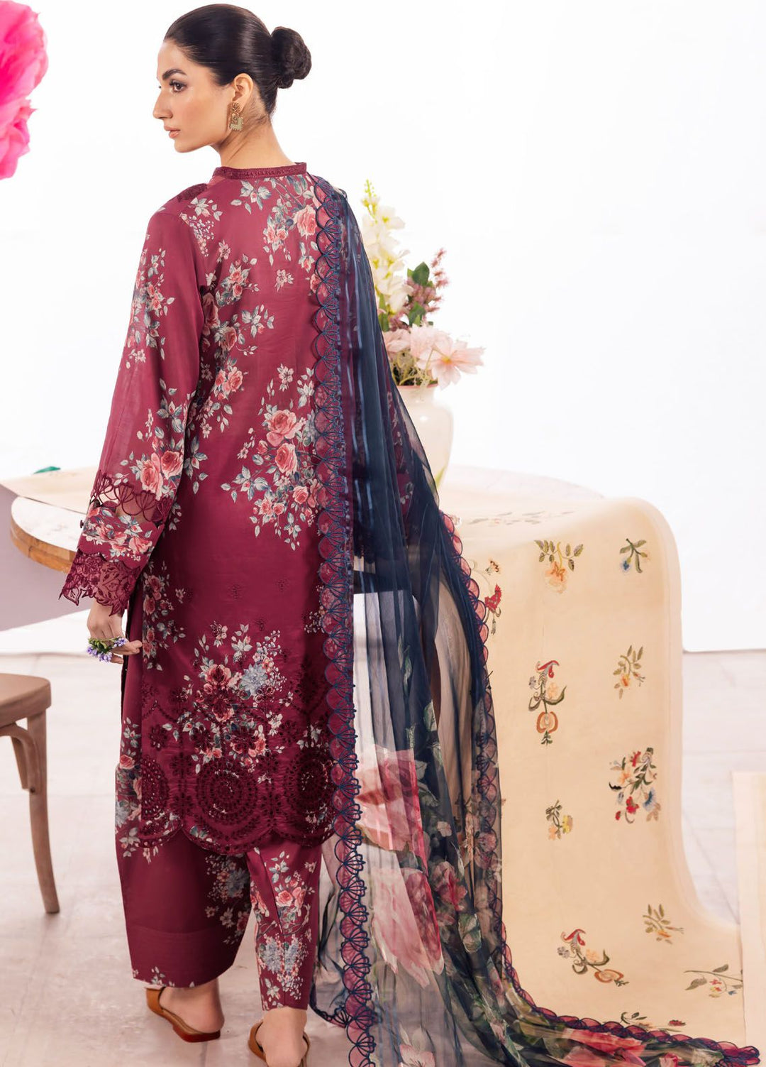 Dahlia by Iznik Embroidered Lawn Suits Unstitched 3 Piece IZ24D DL-11 Solistice - Summer Collection