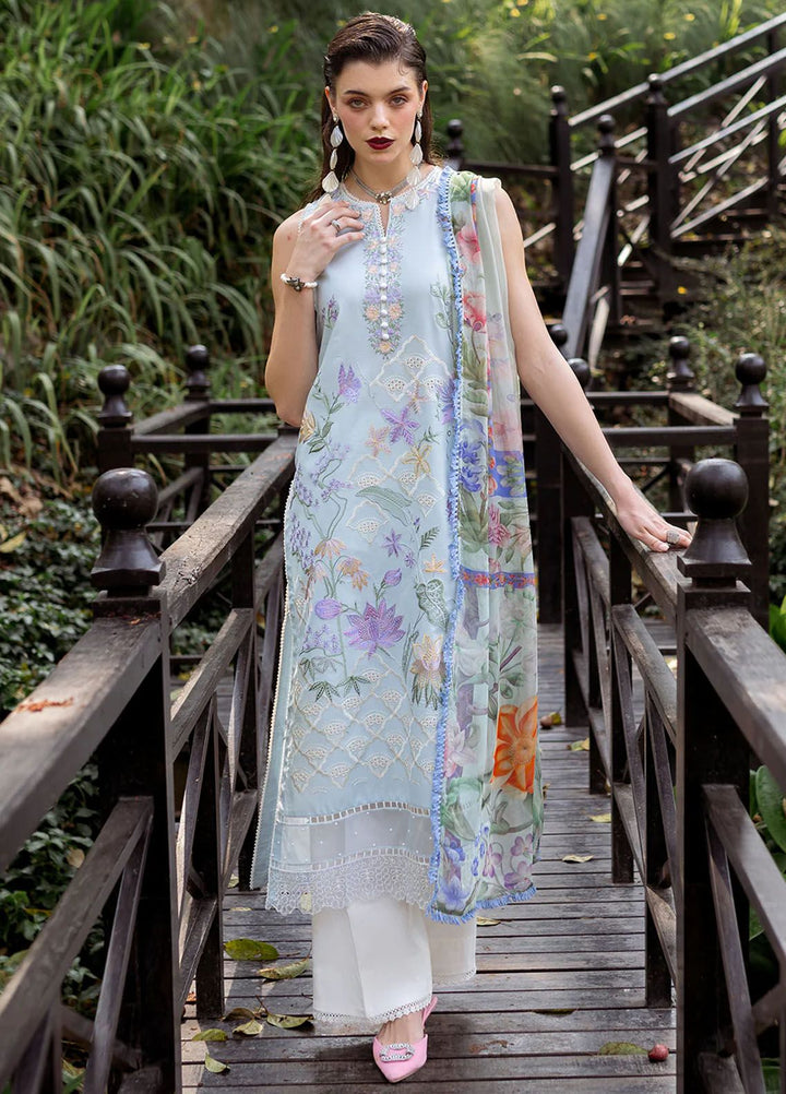 Dahlia by Roheenaz Embroidered Lawn Suits Unstitched 3 Piece RNZ24D D-03A Daisy - Summer Collection