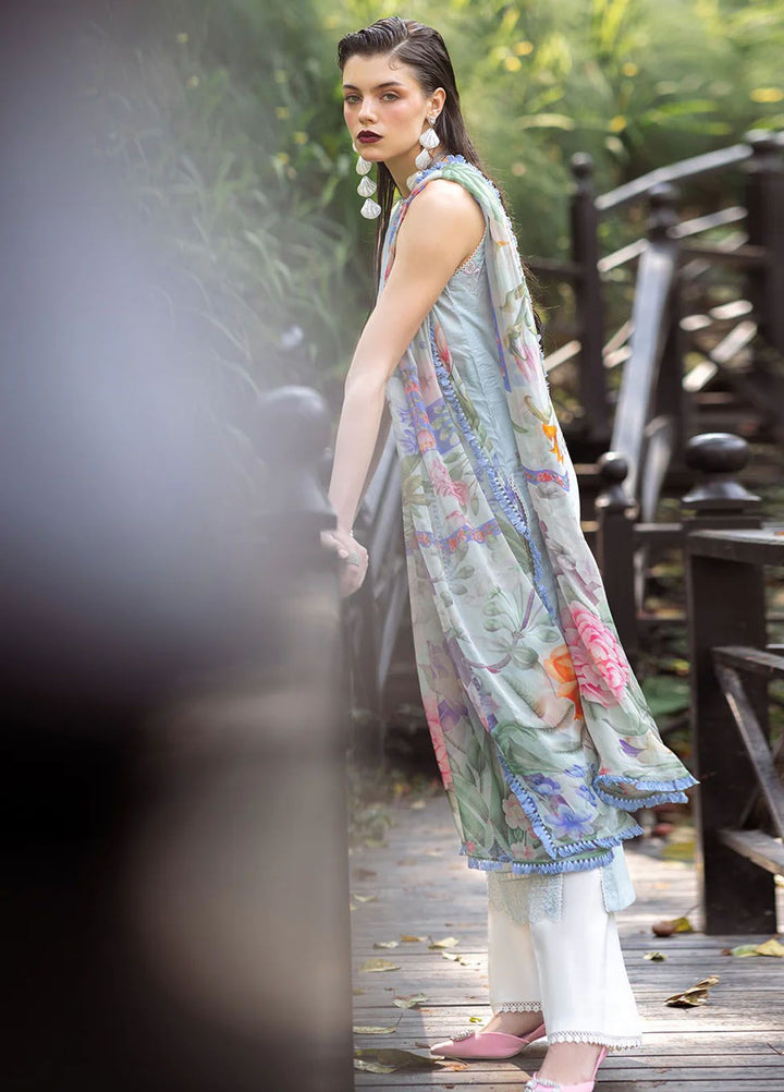 Dahlia by Roheenaz Embroidered Lawn Suits Unstitched 3 Piece RNZ24D D-03A Daisy - Summer Collection