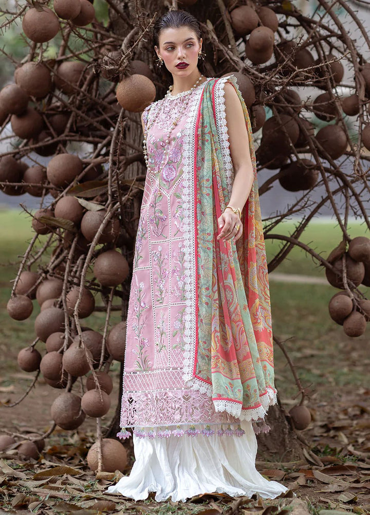 Dahlia by Roheenaz Embroidered Lawn Suits Unstitched 3 Piece RNZ24D D-04B Peony - Summer Collection