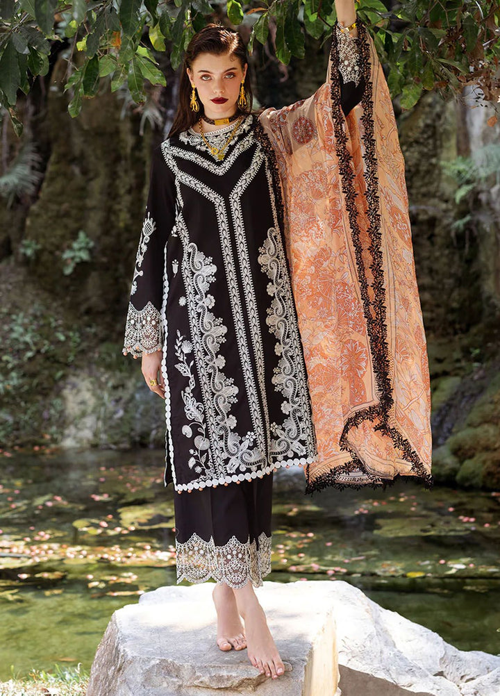 Dahlia by Roheenaz Embroidered Lawn Suits Unstitched 3 Piece RNZ24D D-05B Celandine - Summer Collection