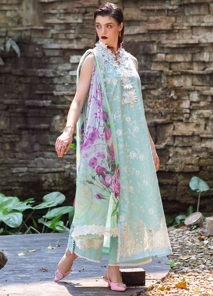 Dahlia by Roheenaz Embroidered Lawn Suits Unstitched 3 Piece RNZ24D D-08B Zinnia - Summer Collection