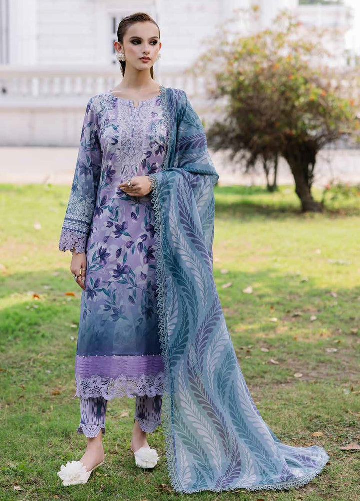 Daily Delights by Nureh Chikankari Lawn Suits Unstitched 3 Piece NU25DC DD-02 - Summer Collection