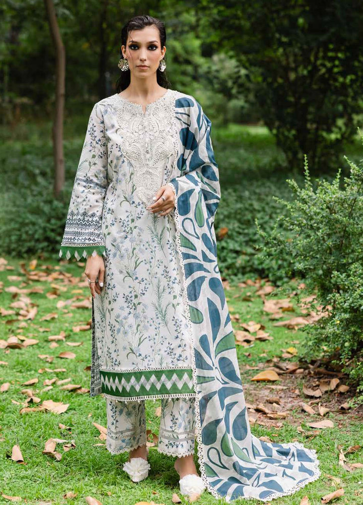 Daily Delights by Nureh Chikankari Lawn Suits Unstitched 3 Piece NU25DC DD-07 - Summer Collection