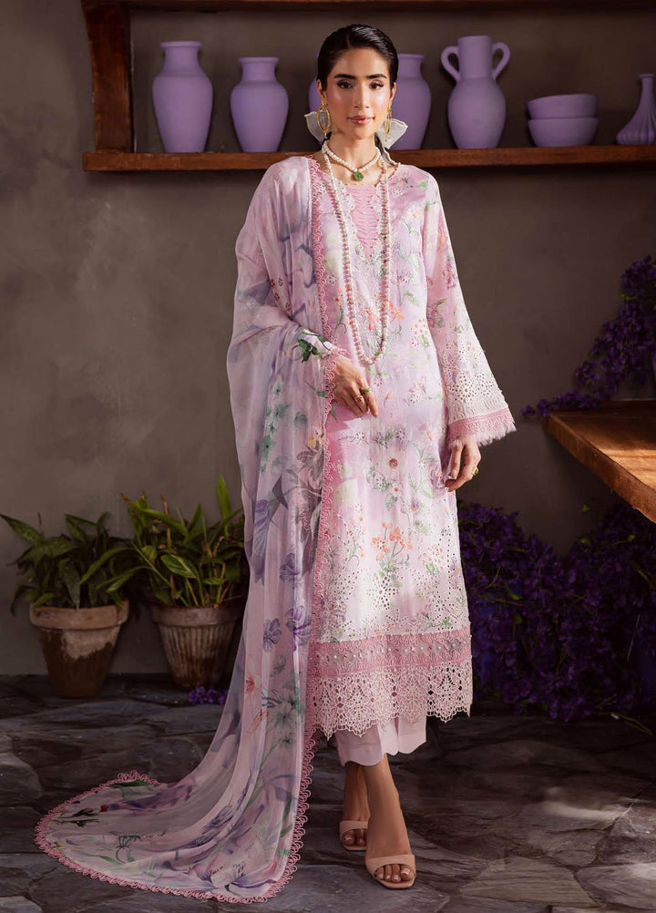 Daily Delights by Nureh Embroidered Lawn Suits Unstitched 3 Piece NU25DS DD-11 - Summer Collection