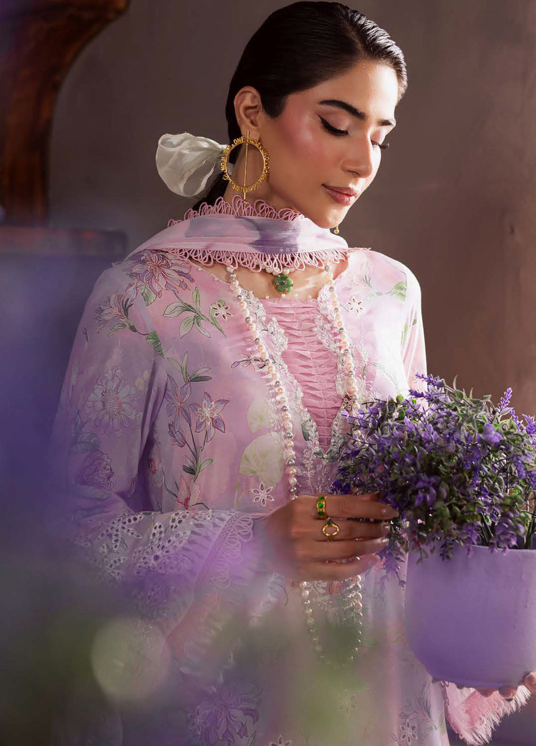 Daily Delights by Nureh Embroidered Lawn Suits Unstitched 3 Piece NU25DS DD-11 - Summer Collection