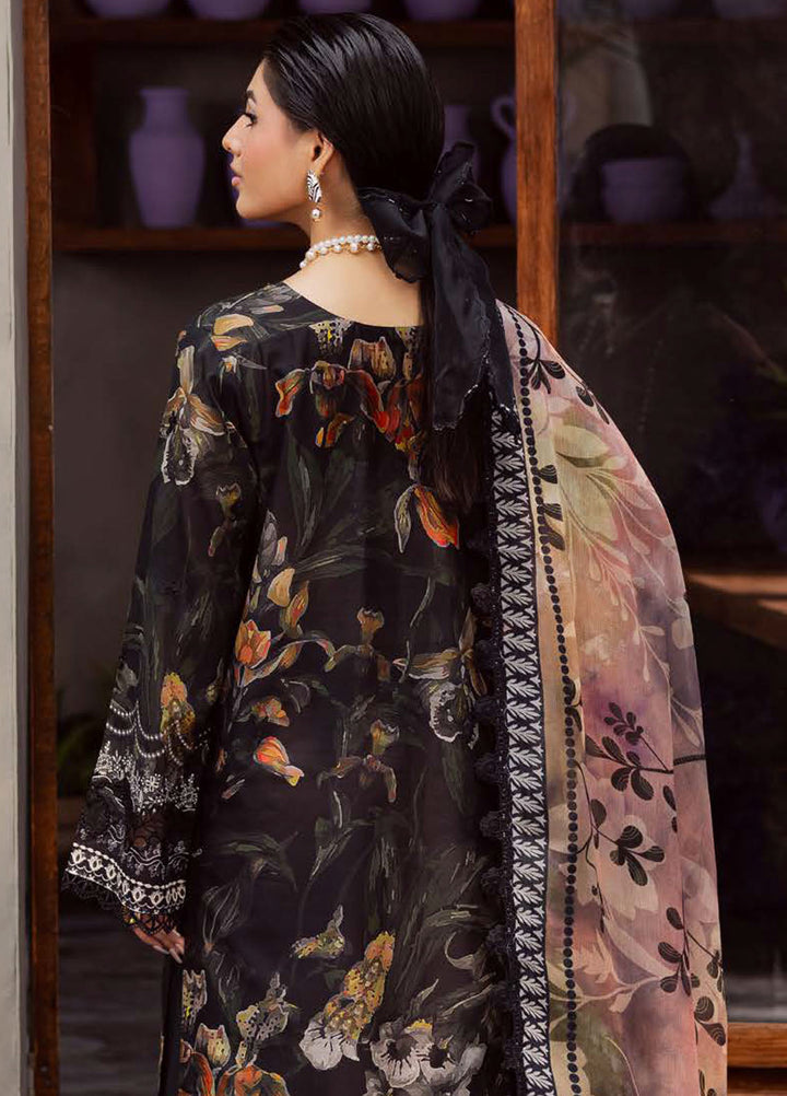 Daily Delights by Nureh Embroidered Lawn Suits Unstitched 3 Piece NU25DS DD-12 - Summer Collection