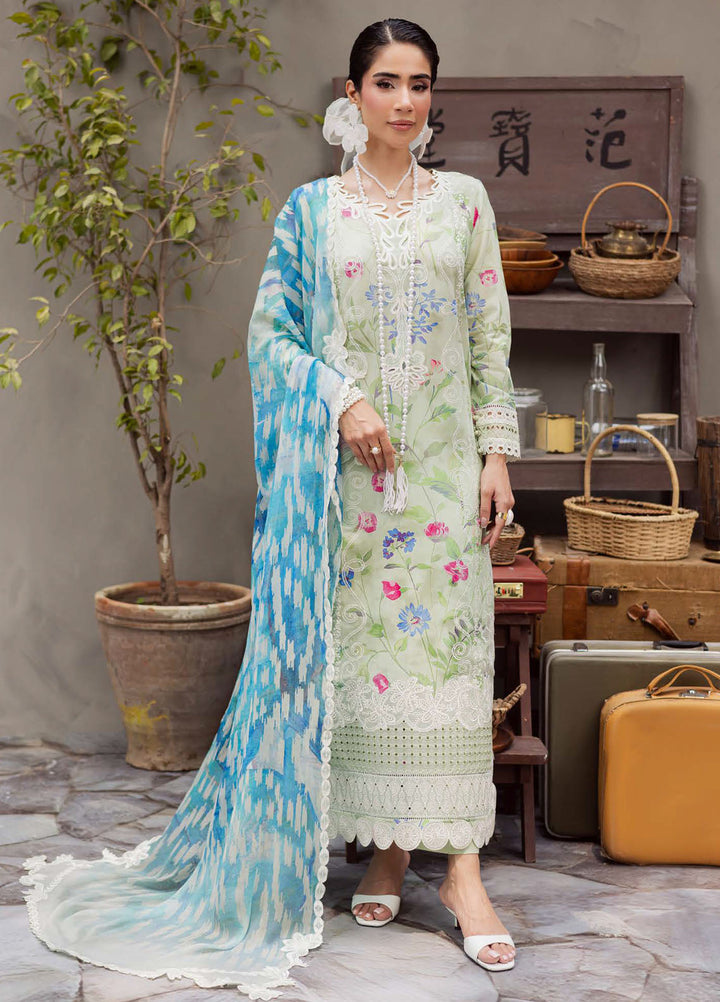 Daily Delights by Nureh Embroidered Lawn Suits Unstitched 3 Piece NU25DS DD-15 - Summer Collection