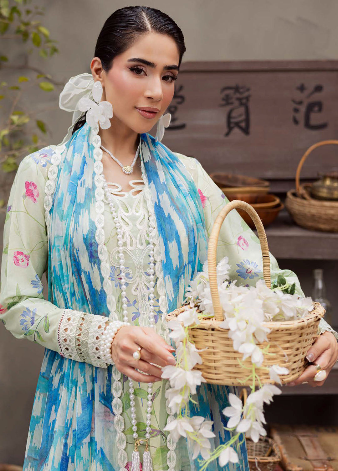 Daily Delights by Nureh Embroidered Lawn Suits Unstitched 3 Piece NU25DS DD-15 - Summer Collection