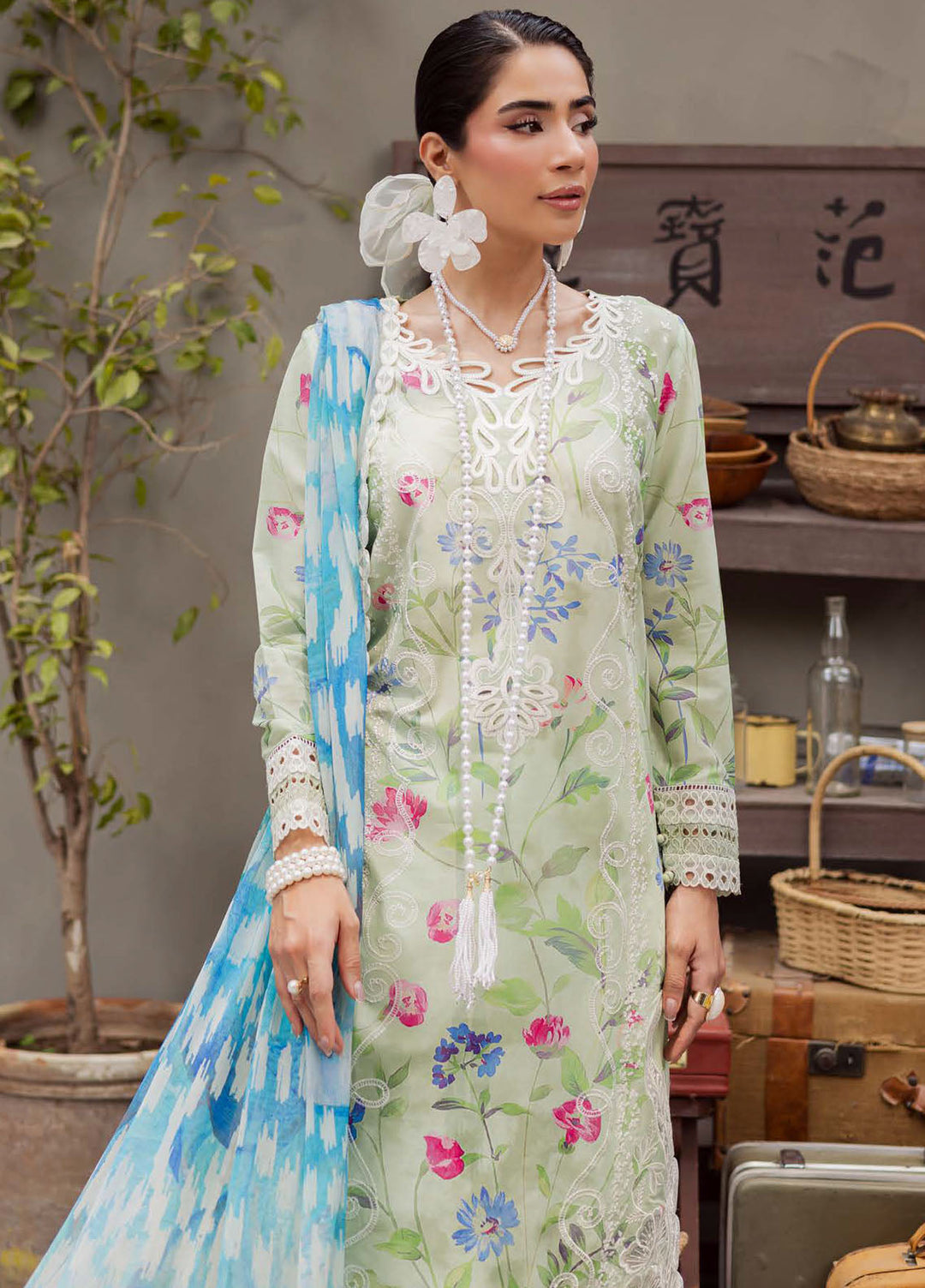 Daily Delights by Nureh Embroidered Lawn Suits Unstitched 3 Piece NU25DS DD-15 - Summer Collection