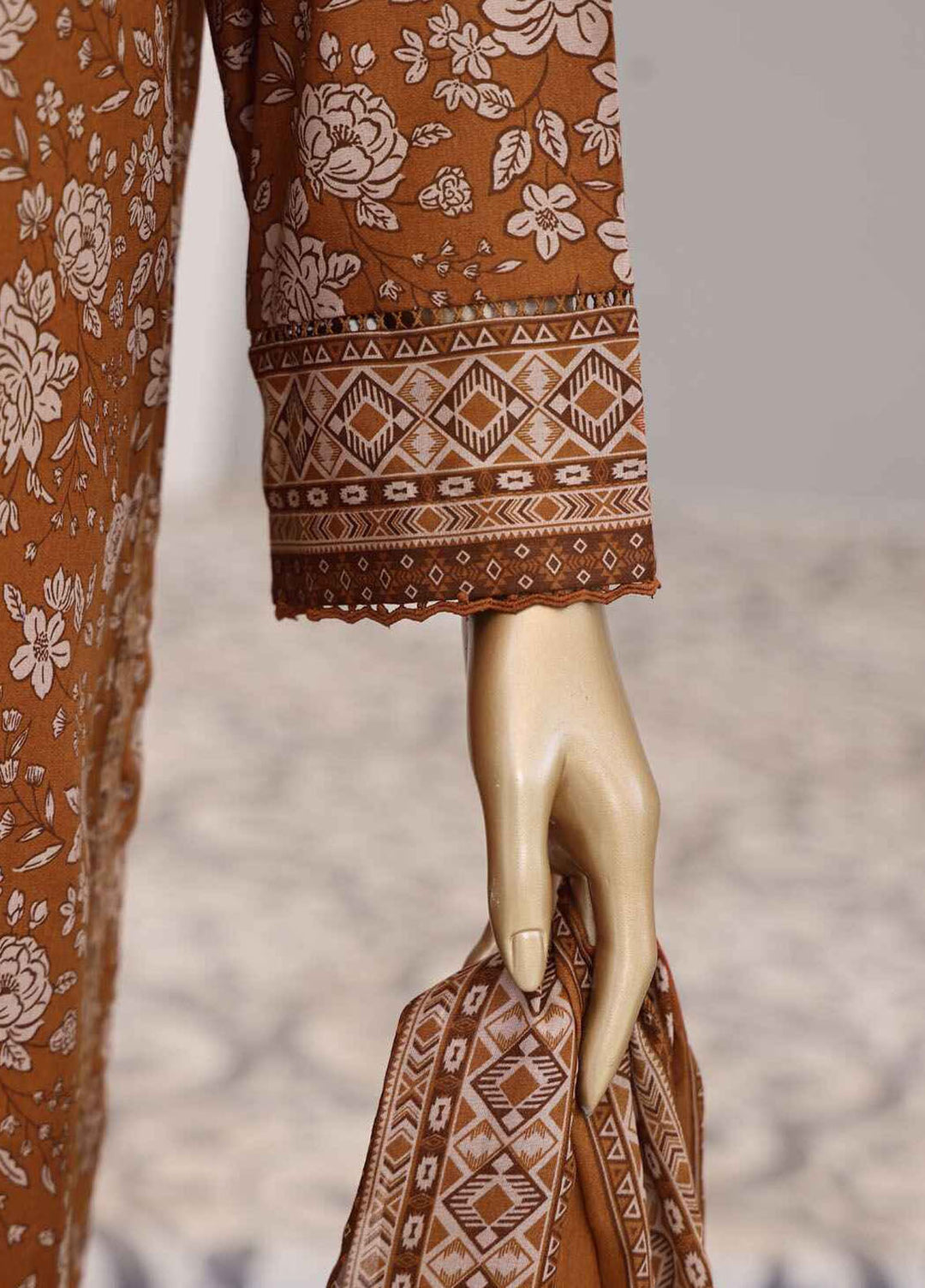 Daily Wear by HZ Textiles Digital Printed Lawn Suits Unstitched 3 Piece HZ25DW PDW-101-B - Summer Collection