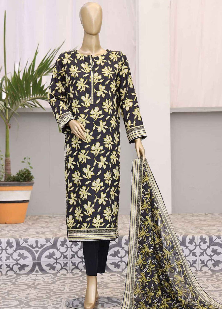 Daily Wear by HZ Textiles Digital Printed Lawn Suits Unstitched 3 Piece HZ25DW PDW-102-B - Summer Collection