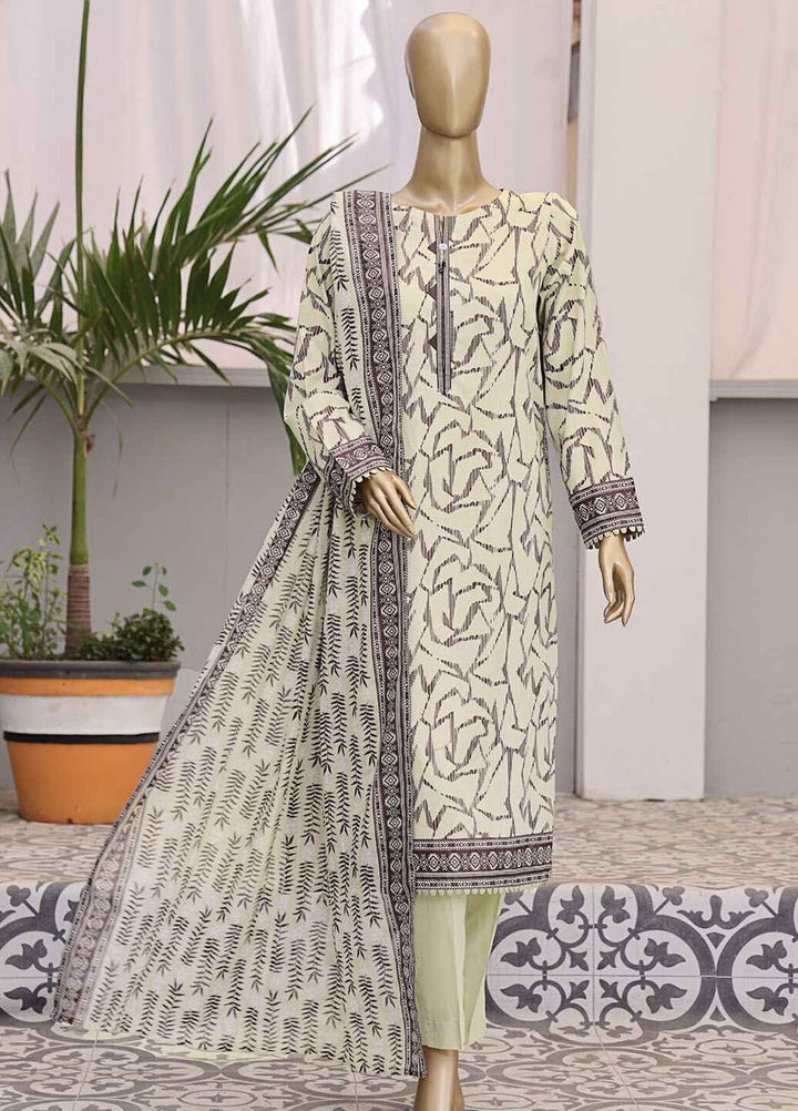 Daily Wear by HZ Textiles Digital Printed Lawn Suits Unstitched 3 Piece HZ25DW PDW-104-A - Summer Collection