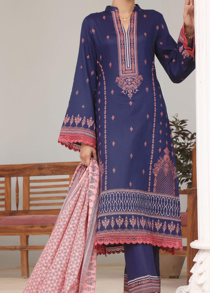 Daman By VS Textiles Printed Lawn Suits Unstitched 3 Piece VS23D 1535B - Summer Collection