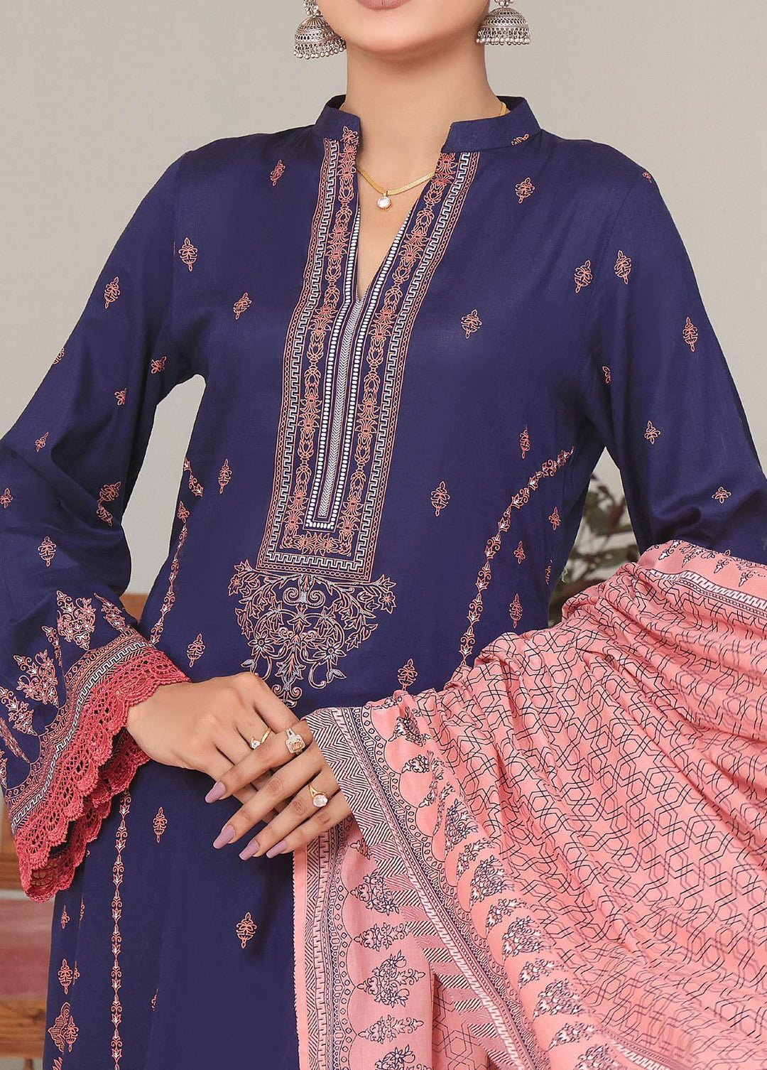 Daman By VS Textiles Printed Lawn Suits Unstitched 3 Piece VS23D 1535B - Summer Collection