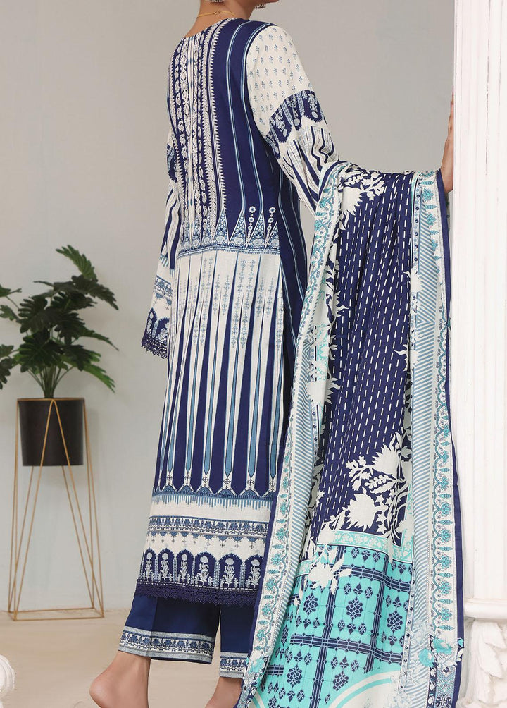 Daman By VS Textiles Printed Lawn Suits Unstitched 3 Piece VS23D 1537C - Summer Collection