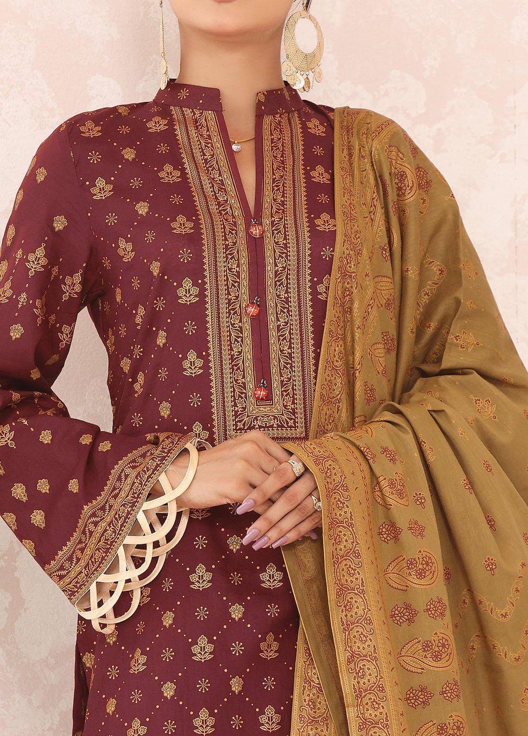 Daman By VS Textiles Printed Lawn Suits Unstitched 3 Piece VS23D 1539B - Summer Collection