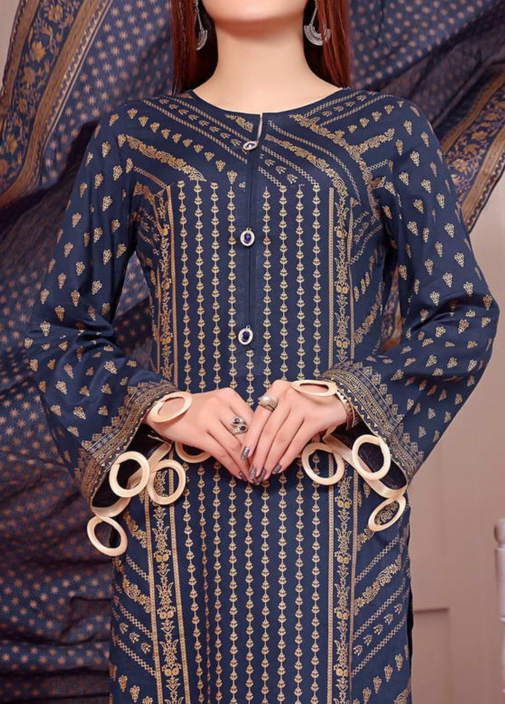 Daman By VS Textiles Printed Lawn Suits Unstitched 3 Piece VS23D 1540B - Summer Collection